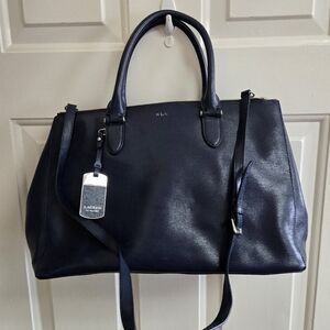 Ralph Lauren leather satchel